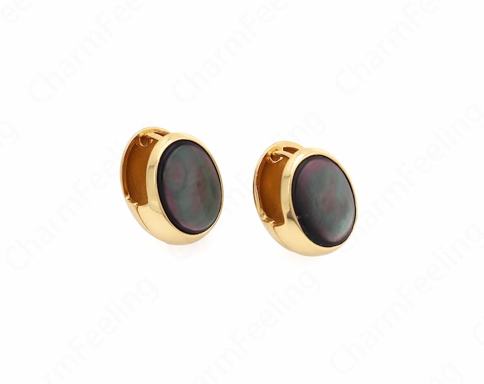 Oval Earrings,18K Gold Filled Party Earrings,Micropavé CZ Gold Earrings,Round Earrings,Dainty Earrings,DIY Jewelry Supplies 20x16x14mm