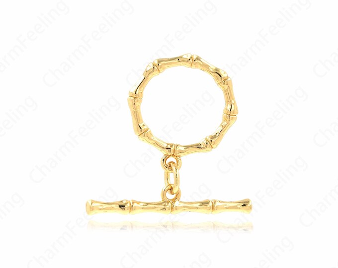 Carabiner, Gold Clasp, OT Clasp, 18K Gold Filled Necklace Clasp, Bracelet Clasp, Round Clasp, DIY Jewelry Supplies,23X25.5X2mm
