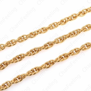 Gold-Plated Chain,Brass Chain, Jewelry Chain,Gold Oval Paperclip Chain,18K Gold Filled Oval Welded Chain, Continuous Chain,