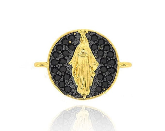 Virgin Mary connector,virgin mary bracelet,virgin mary jewelry 14*19mm 1pcs