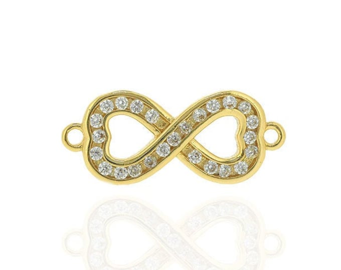 infinite connector,infinite pendant,infinite symbol,infinity link  8*19.5*2mm 1pcs