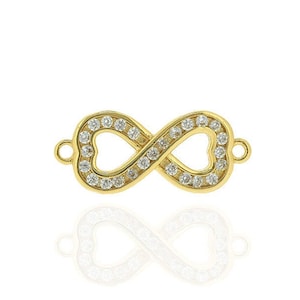 infinite connector,infinite pendant,infinite symbol,infinity link  8*19.5*2mm 1pcs