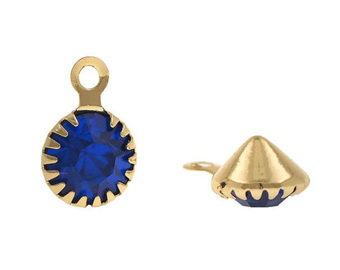 Round Jewelry Pendant,Nickel-free DIY jewelry accessories,gold coin charms 8*5*4mm 10pcs/50pcs/100pcs