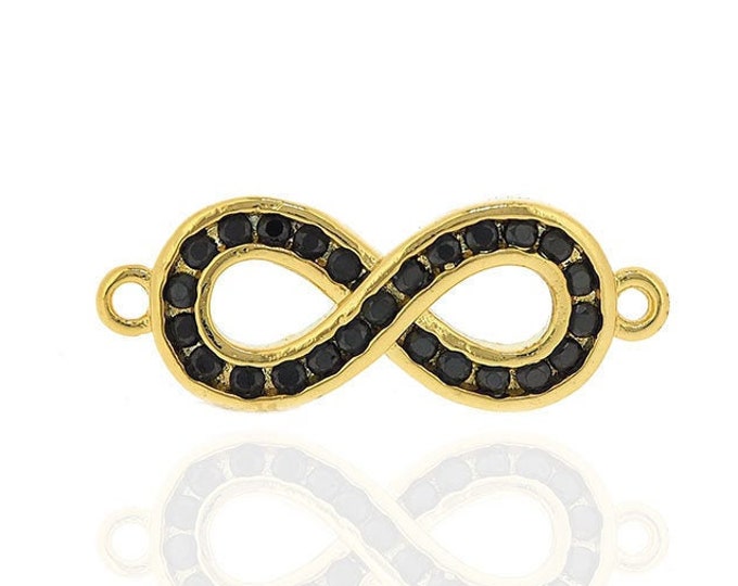 infinite connector,infinite bracelet,infinite charm,infinite symbol 7*20*2mm 1pcs