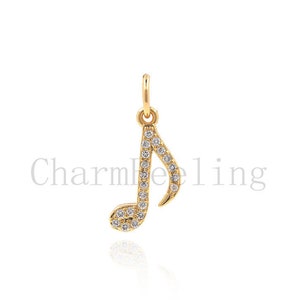 Bass Clef music note necklace - music note pendant - Music Teacher Jewelry 17*7.5*1.6mm 1pcs