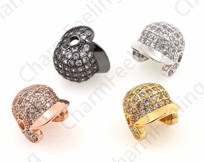 Baseball Cap Spacer Beads, Sports Charm, Sports Bracelet, DIY Jewelry Making Accessories 10.6x10.5x12.5mm 1pcs
