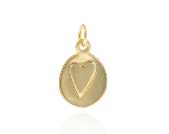 Small heart necklace,Sacred Heart Bracelet,Pendant accessories, heart-shaped jewelry  1pcs 18*11*2mm