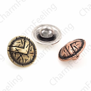 Warrior Shield Spacer, Shield beads, Shield Charm, Tribal Shield, Shield Amulet, DIY Jewelry Making Accessories 17x17x10mm 1pcs