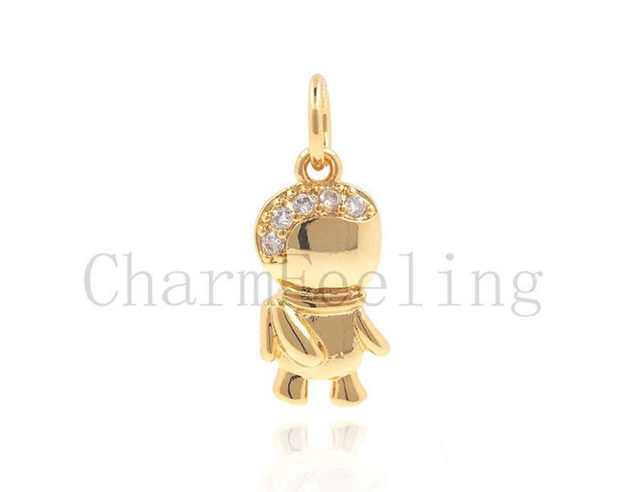 robot necklace-robot jewelry-robot gifts-cute robot 17*6.6*2.2mm 1pcs