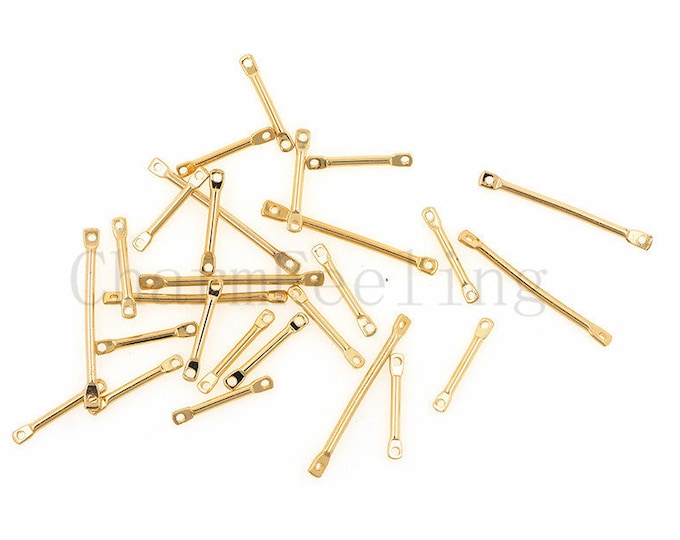 stick connector,rectangle bar,tiny connector bar,two hole links  22mm 10pcs/20pcs/30pcs