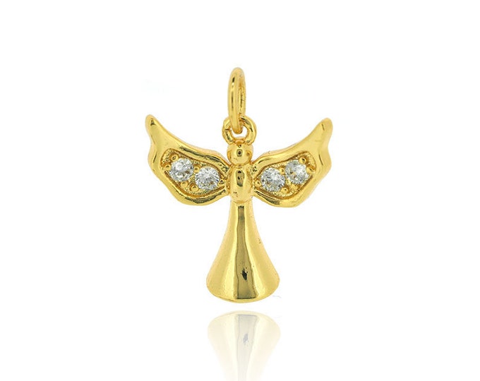 guardian angel charm,delicate angel,victorian angels 15*14mm 1pcs