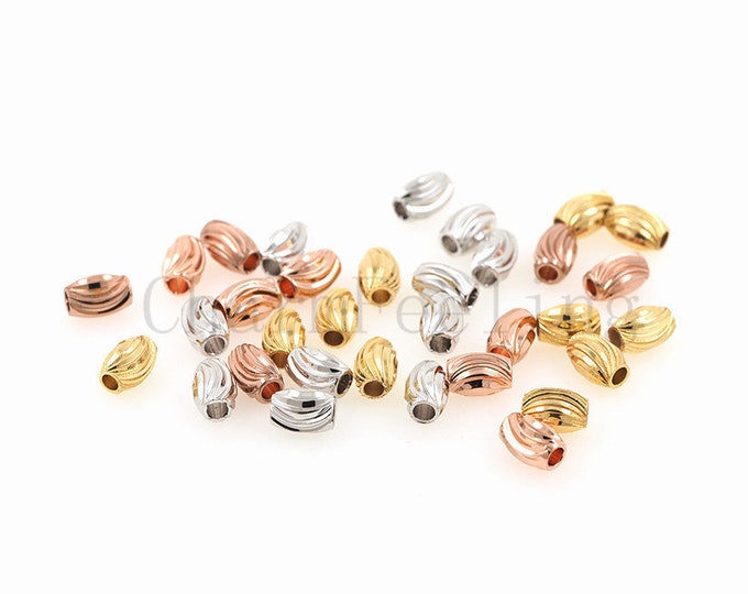 Barrel spacer beads,carved brass,carved barrel beads,nepalese beads,stardust beads  6*4mm 10pcs/20pcs/30pcs