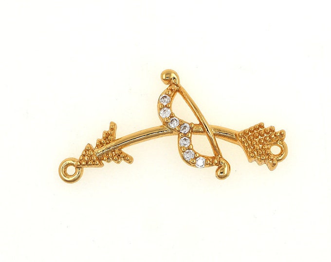 arrow connectors,arrow pendants,sideways arrow,cupid's arrow 9*20*2mm  1pcs