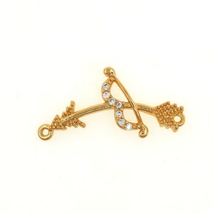arrow connectors,arrow pendants,sideways arrow,cupid&#39;s arrow 9*20*2mm  1pcs