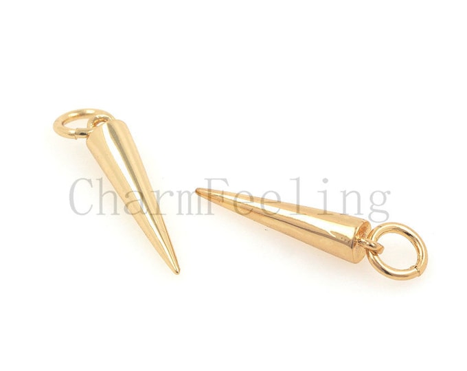 spike pendant-Exquisite necklace bracelet gift 19.5*3.5mm 1pcs