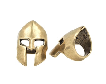 Helm Perlen, Krieger Perlen, Gladiator Helm, Helm Charms 22 * 14 * 13mm 1pcs