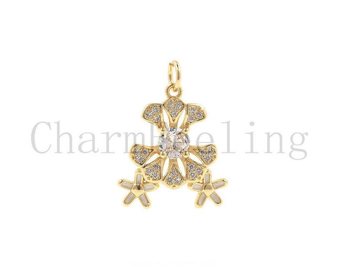 Sunflower pendant necklace-sunflower bracelet-real daisy jewelry 23*17.4*3.7mm  1pcs