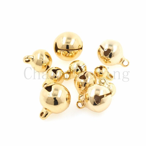 jingle bell pendant,jingle bell charm,ringing bell,decorative bells  8mm 10mm 12mm  10pcs/20pcs/30pcs