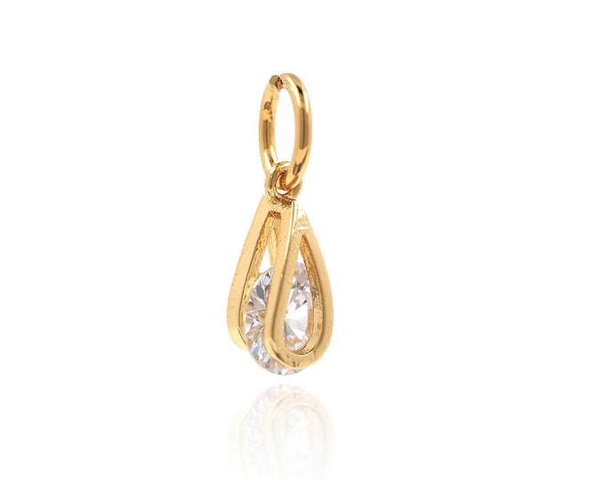 water drop pendant,water drop necklace,water drop jewelry,water drop design 12*5*4mm 1pcs