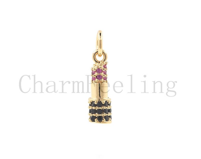 microphone necklace-microphone pendant-music jewelry-karaoke charm 17*4.2mm  1pcs