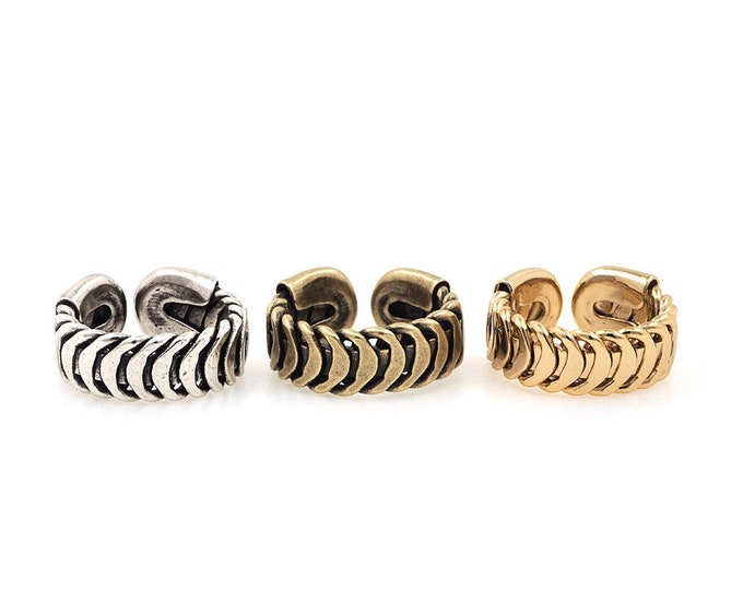 Scale Ring Dragon Scale Ring 18K Gold Filled Adjustable Snake Scale Ring Viking Ring Dragon Ring Dragon Jewelry 1PCS