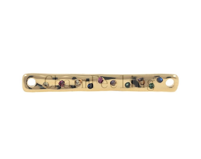 long connector,dainty bar necklace,Nickel-free DIY jewelry 2*29*3.5mm