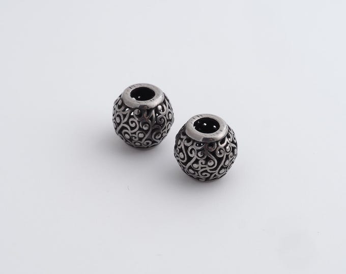 Retro Ball Beads,Retro Round Spacer Beads,Round Ball Beads,DIY Jewelry Accessories 10x9mm