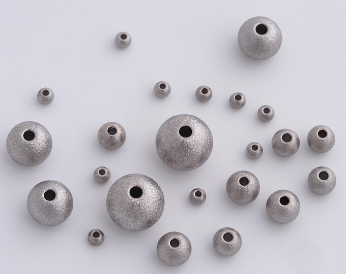 100pcs Silver Round Beads,Stainless Steel Spacer Round Beads, Silver Ball Beads, Bracelet Beads, DIY Bracelet Necklace Jewelry Making