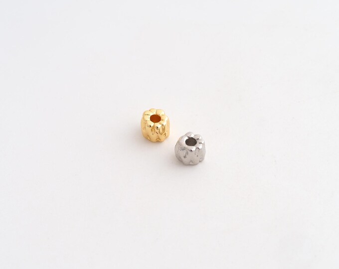 10 pcs 18K Gold Filled Round Tube Spacer Beads,Round Beads,Tube Beads,DIY Jewelry Supplies,5x4.6mm Hole 2.2mm