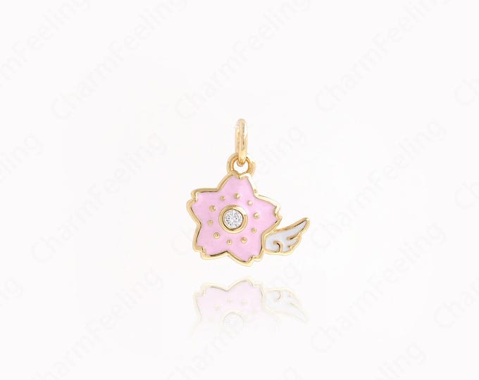 Enamel Pentagram Pendant,18K Gold Filled Star Jewelry, Pentagram Pendant,Wings Charm, DIY Jewelry Supplies,15x12.3x2.5mm