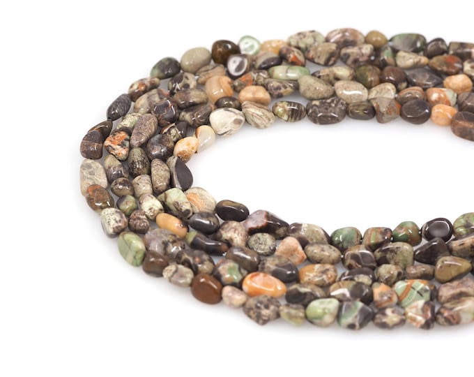 Natural Stone Necklace, Gem Chain, Irregular Bead, Jewelry Supplier, DIY Bracelet Necklace Making Accessories, 6x8mm