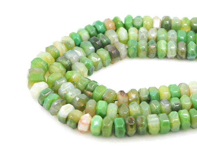 Green Pattern Natural Stone Necklace,Natural Stone Chain,Gem Bead,Gem Necklace,Jewelry Supplier, DIY Bracelet Accessories,15mm