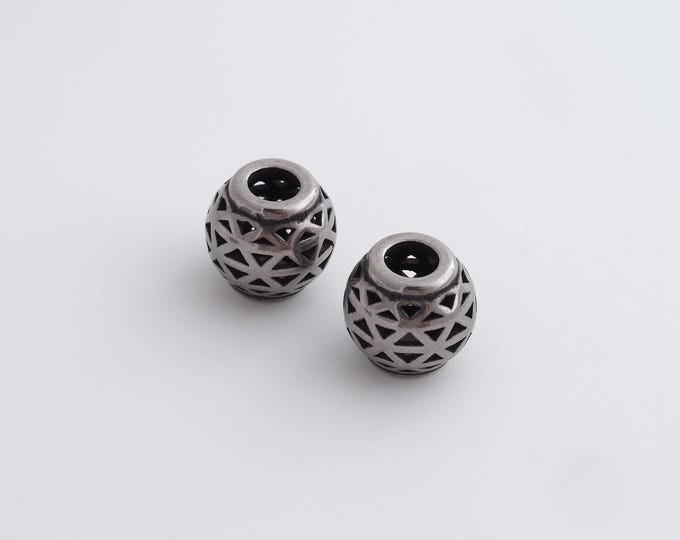 Retro Ball Beads,Retro Round Spacer Beads,Round Ball Beads,DIY Jewelry Accessories 10x9.3mm