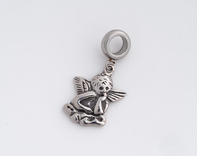 Stainless Steel Angel Pendant,Angel Wings Charms,Angel Charm, DIY Jewelry Supplies, 29.4x15x2.5mm