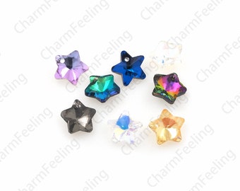 1440PCS Element Necklaces, 6714 Crystal Pendants, Star Pendants, Crystal Polaris Pendants, Polaris Charm, Multi-Color Options