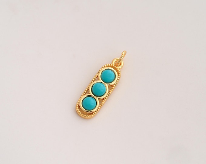 Traffic Light Pendant,Traffic Pendant,18K Gold Filled Traffic Light Charm,DIY Jewelry Accessories,24x7x3.5mm