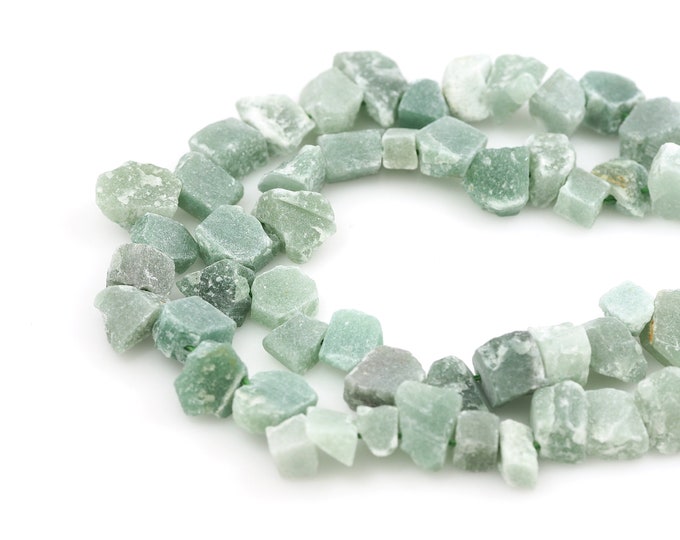 Amazonite raw materials,Rough Amazonite Beads, Rough Stone Chain,Primeval Natural Stone,Unfinished Natural Stone,Gem Chain,7-10x10-15mm