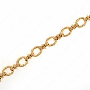 1 meter Paper Clip Chain, 18K Gold Filled Oval Chain, Continuous Chain,Welded Chain,Necklace Bracelet Accessory 11.2x8.8x1.8mm