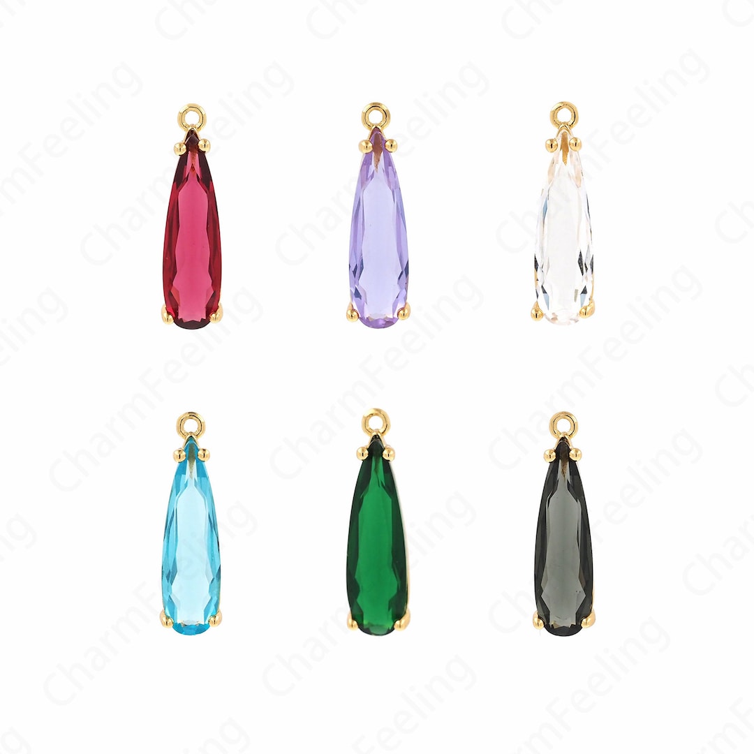 18K Gold Filled Triangle Rhinestone Pendant,micropave CZ Pendant ...