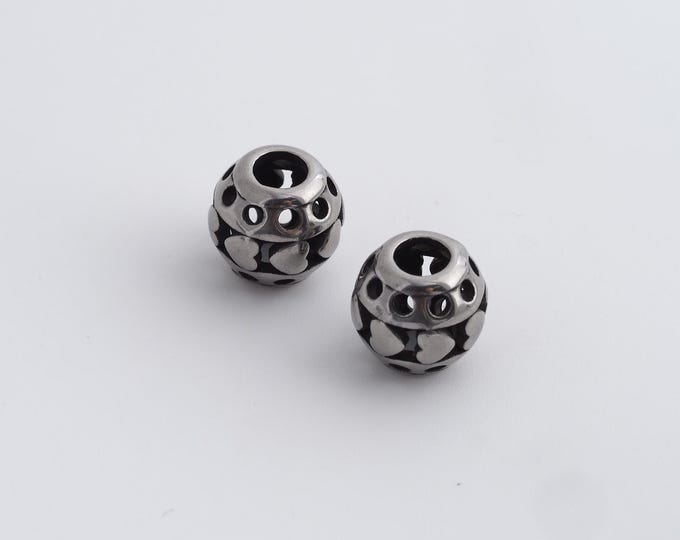 Retro Ball Beads,Retro Round Spacer Beads,Round Ball Beads,DIY Jewelry Accessories 10x9.2mm