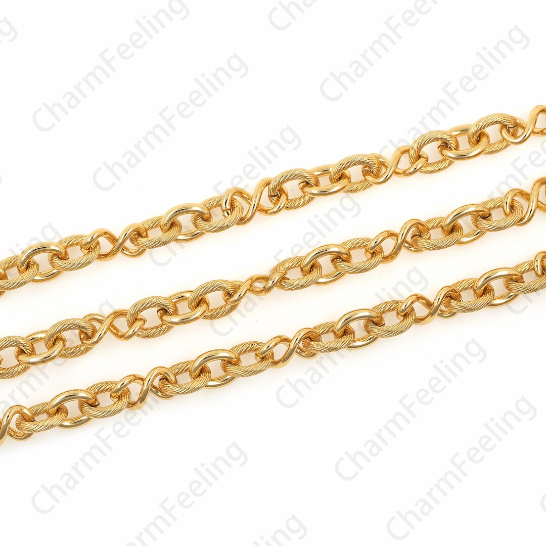 Simple Chain Necklace, Layered Necklace, 18K Gold Filled Chain Chain ...