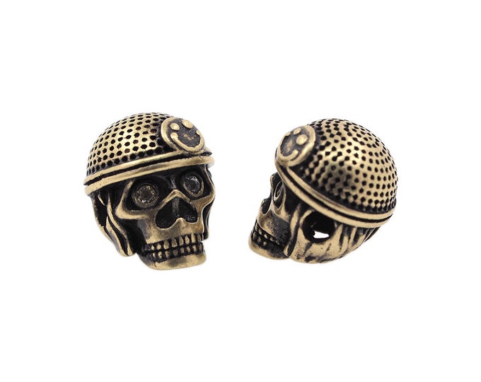 lanyard skull beads,skull spacer beads,antique skull bead,skull jewelry bead 13*11*10mm 1pcs