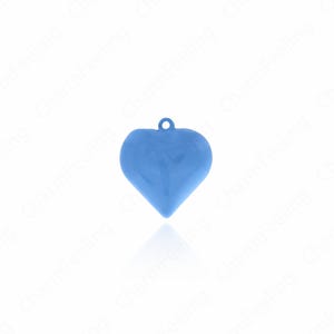 Enamel Heart Pendant, Heart Charm,Red Heart Charm, Heart Necklace, Enamel Charm, DIY Jewelry Making Accessories 33x30.5x12mm