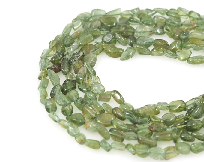 Green Apatite Beads, Gemstone Necklaces, Natural Stone Chains, Gemstone Beads, Jewelry Suppliers, DIY Bracelet Necklace Accessories, 6x8mm