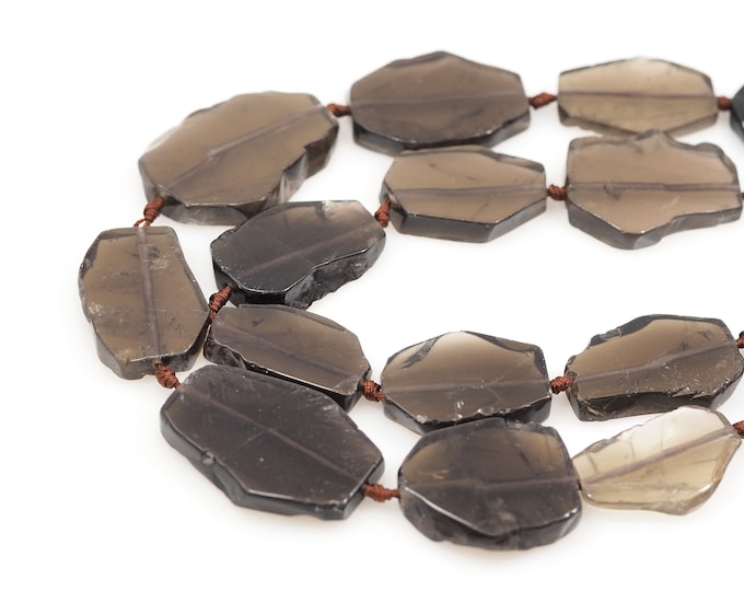 Tourmaline Flat Beads, Natural Stone Bracelet, Flat Sheet Beads, Black Special-Shaped Beads, Gem Charm, DIY Bracelet Accessories