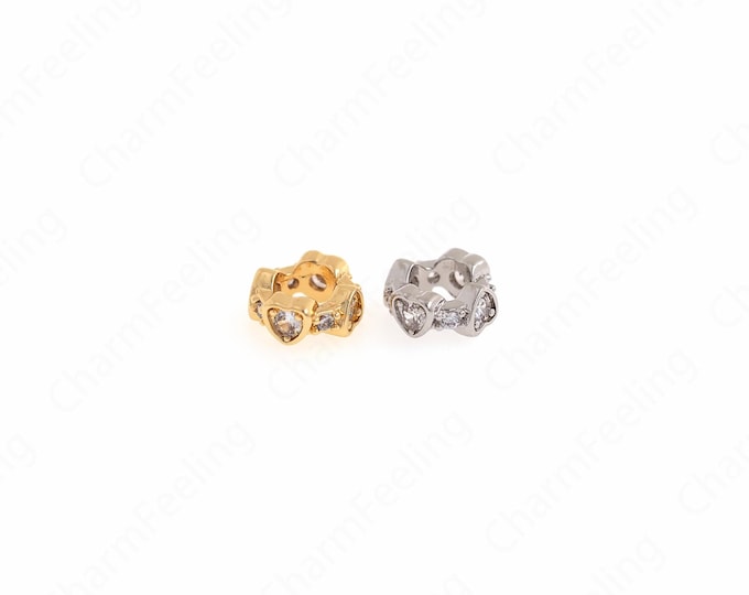 18K Gold Filled Flat Spacer Beads,Disc Spacer Beads,Flat Rectangle Beads,Flat Bead Bracelet,DIY Jewelry Supplies,8x3.5mm