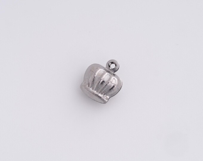 20 pcs Stainless Steel Crown Necklace, Crown Pendant,Crown Charm, DIY Jewelry Making Accessories,11x9.4x5.5mm