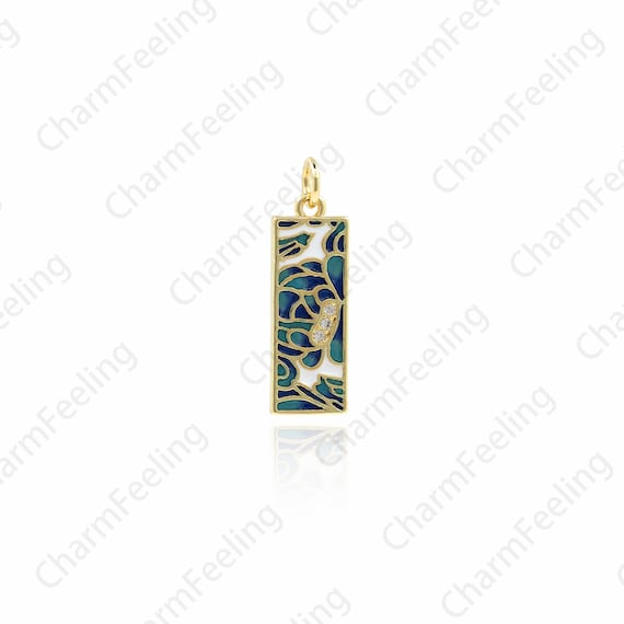 【MHT】Enamel Nail Polish Pendant Top NEW 100% Authentic UNO de 50 Heritage Topaz Iconic Nail