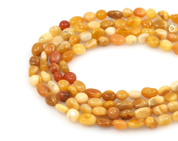 AAAA Grade Gem Beads, Citrine Beads, Natural Stone Chains,Jewelry Suppliers, Irregular Shape Beads, DIY Bracelet Necklace Accessories,8x10mm