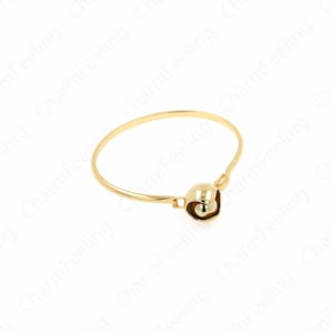 18K Gold Filled Bell Bracelet, Bell Jewellery, Adjustable Bracelet, Gold Bracelet, Gift For Her, Christmas Bracelet